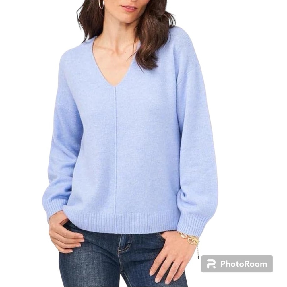 Vince Camuto Ladies V Neck Sweater
Marine Blue NWT - Picture 1 of 9